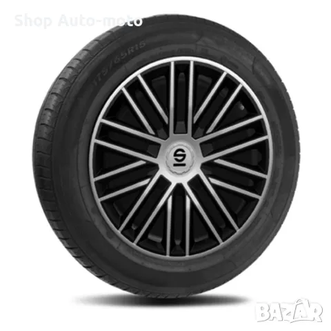 Тасове за джанти Automat, 14”, SPC1485SVBK, 4бр., снимка 2 - Аксесоари и консумативи - 49732149