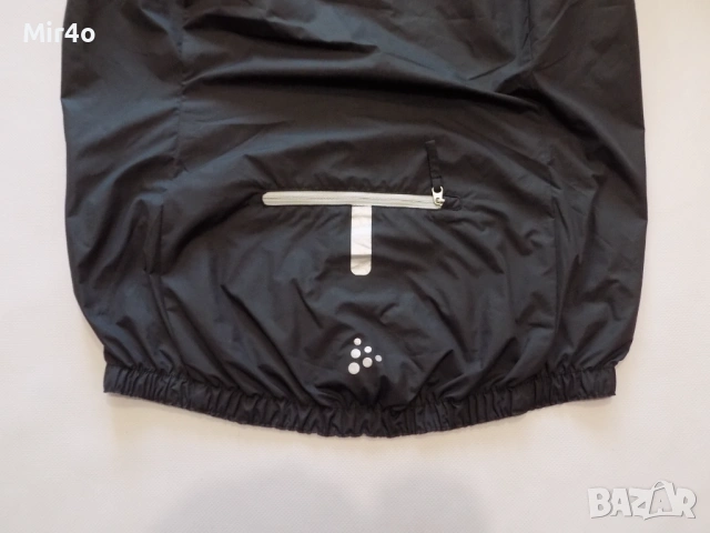 вело горнище craft тениска джърси ветровка елек мъжко шосейно колоездене оригинал S, снимка 4 - Спортни дрехи, екипи - 48117898