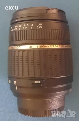 Обектив Tamron AF 18-200 за Nikon, снимка 2 - Обективи и филтри - 56461415
