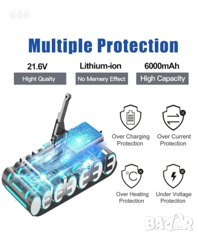 Батерия за Dyson V8, снимка 7 - Друга електроника - 50986110
