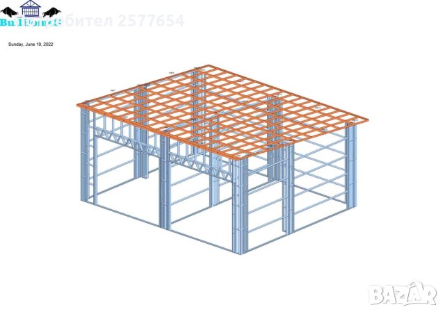 Хале,Халета,Склад,Магазин - 80м² - 10м х 8м х 4м, снимка 2 - Строителни материали - 44256923