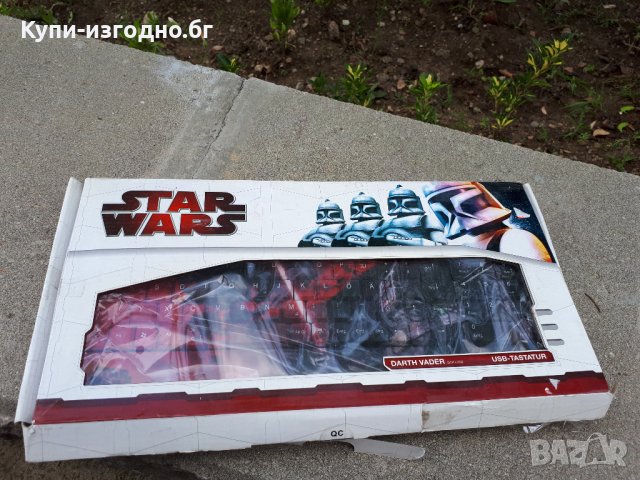 Жична USB клавиатура - Star Wars Darth Vader , чисто нова , снимка 2 - Клавиатури и мишки - 29764474