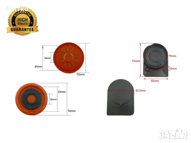 Мембрана клапан картерни газове BMW N13,N16,N18 11127646552,11127646553,11127603390, снимка 4 - Части - 51033977