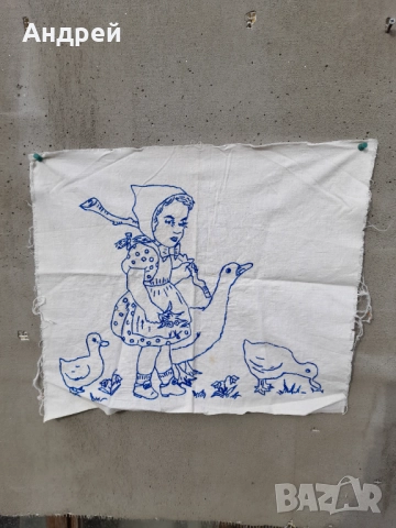 Стара бродирана Калъфка за възглавница #25, снимка 2 - Антикварни и старинни предмети - 52949381