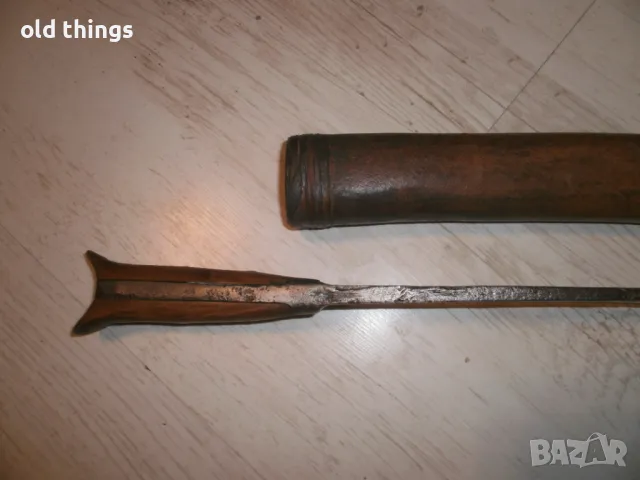 Османска кама,каракулак (нож,острие,ятаган)- 19век., снимка 5 - Антикварни и старинни предмети - 48158953