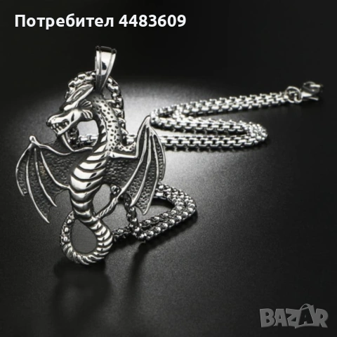 Колие Дракон, снимка 4 - Колиета, медальони, синджири - 54160794