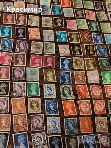 Винтидж ПОЩЕНСКИ марки Елизабет , снимка 6 - Филателия - 52938642