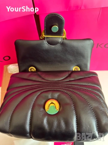 PINKO Мini Love Puff – оригинална кожена чанта | НОВА , снимка 7 - Чанти - 54048803