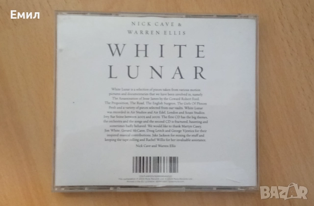 NICK CAVE & WARREN ELLIS 2009 - 2CD - WHITE LUNAR, снимка 4 - CD дискове - 51887912