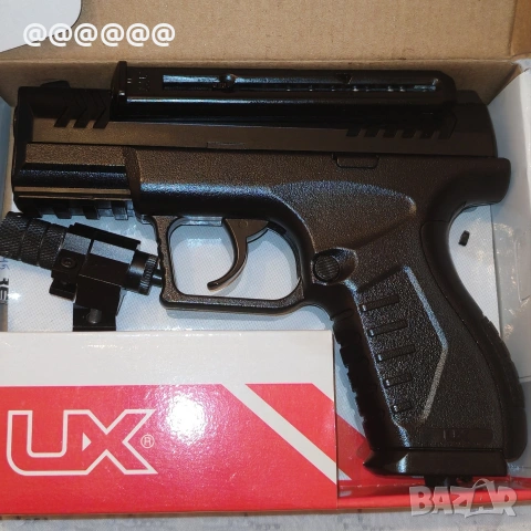 Въздушен пистолет Umarex UX XBG Black 4.5mm CO₂ 