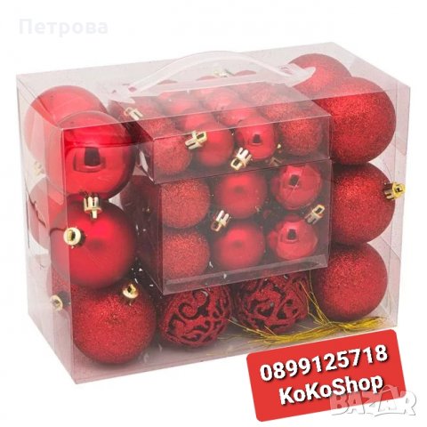 Елха/Изкуствена коледна елха/Елха с шишарки и бели връхчета , снимка 16 - Декорация за дома - 30819358