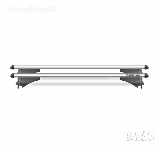 Греди напречни за багажник за вградени покривни релси, без отвор Menabo Tiger Silver XL