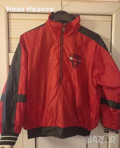 Оригинално ретро двулицево яке на Chicago Bulls, снимка 8 - Баскетбол - 48430492