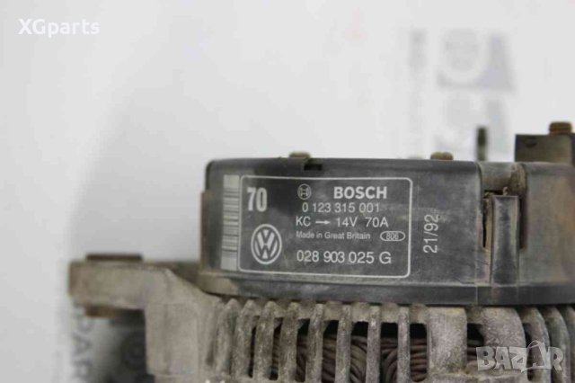 Алтернатор / генератор за Volkswagen Golf 3 1.4i 60 к.с. (1991-1998) 0123315001, снимка 2 - Части - 42545863