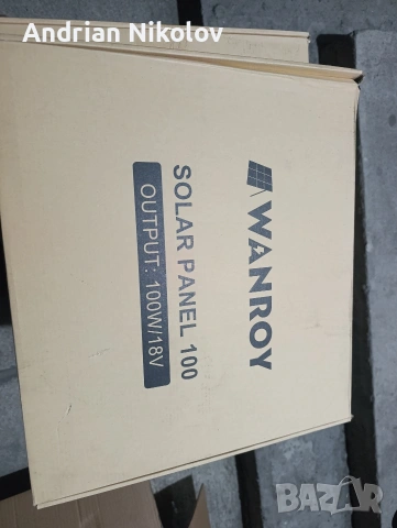 ПРОМО ! WANROY соларен панел 100 W !, снимка 4 - Друга електроника - 54239851
