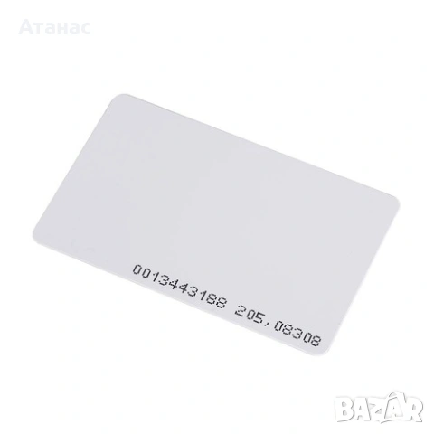 100 броя RFID карти за контрол на достъп 125kHz с номер, снимка 2 - Друга електроника - 53381734
