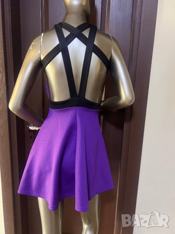 Дамска парти рокля в лилаво с интересен гръб !, снимка 7 - Рокли - 40057186