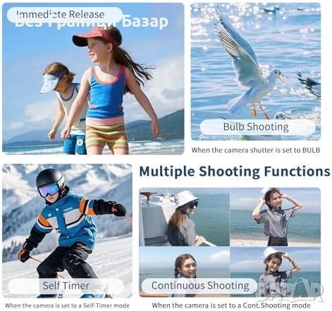 Ново Безжично дистанционно за фото Sony камера със зуум и OLED дисплей, снимка 3 - Чанти, стативи, аксесоари - 51937742