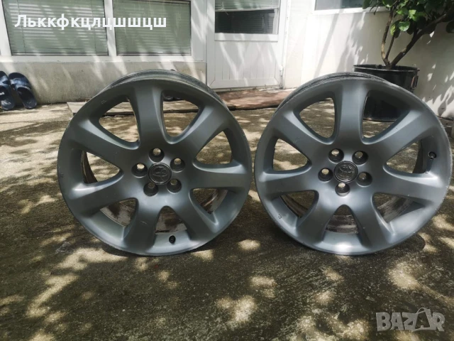 4бр.5х100/17-ки оригинални за Тойота , снимка 4 - Гуми и джанти - 51065893