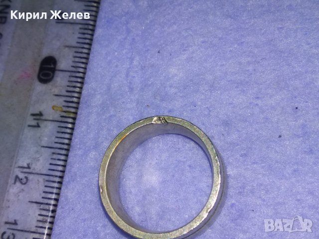 Стара МАСИВНА СРЕБЪРНА СТИЛНА ХАЛКА ПРЪСТЕН СРЕБРО 925 РЪЧНА МАЙСТОРСКА АРТ ИЗРАБОТКА 40517, снимка 13 - Пръстени - 42599893