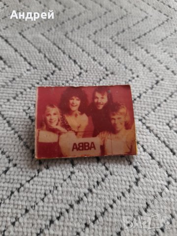 Стара значка ABBA, снимка 1 - Колекции - 44384821