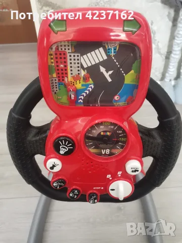 Детски симулатор за шофиране Smoby - V8 пилот, снимка 2 - Играчки за стая - 56118466