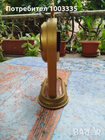 Настолен часовник Янтар-кварц , снимка 5 - Антикварни и старинни предмети - 51718131