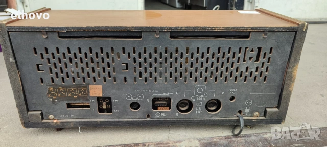 Старо лампово радио Philips B5X23A, снимка 7 - Радиокасетофони, транзистори - 53910977
