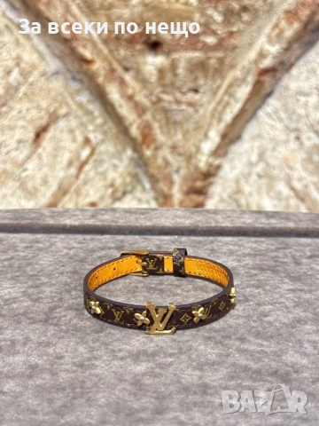 Louis Vuitton Кожена Гривна Код SK71, снимка 4 - Гривни - 52475038