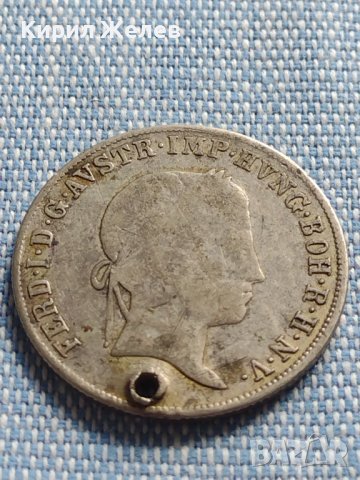Сребърна монета 20 кройцера 1840г. Фердинанд първи Австрия 14910, снимка 4 - Нумизматика и бонистика - 42888528