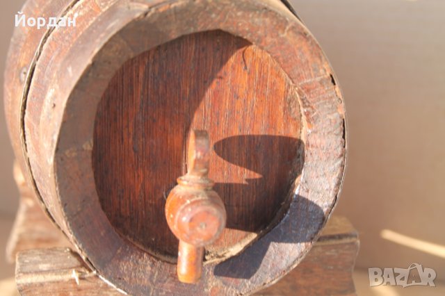 Дървено дъбово буре, снимка 7 - Антикварни и старинни предмети - 44420560