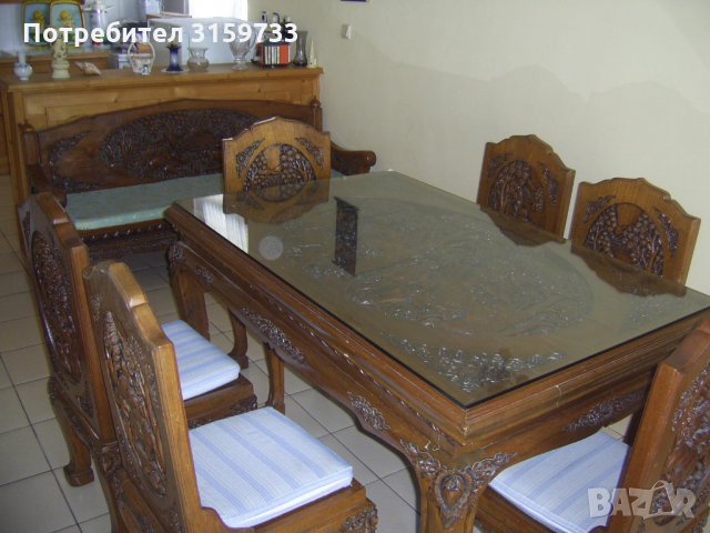 Мебели уникат от тиково дърво в Маси в гр. Хасково - ID33900333 — Bazar.bg