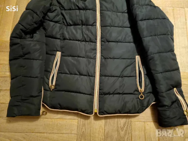 Черно зимно яке, снимка 4 - Якета - 48692078