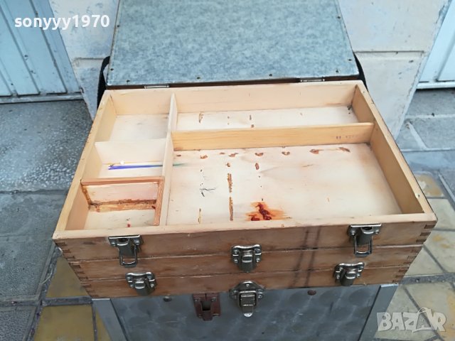 РИБАРСКИ СТОЛ-50Х39Х27СМ-ВНОС SWISS 1106222055, снимка 10 - Екипировка - 37055367