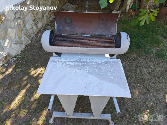 Барбекю: Скара + маса + колело. Подвижно, снимка 3 - Скари - 47728202