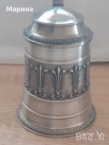 Халба от калай, 650 мл., Antik*Vintage#34, снимка 3 - Антикварни и старинни предмети - 47606287