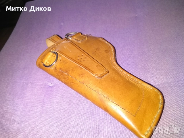 Кобур марков звезда естествена кожа отличен 20см, снимка 3 - Оборудване и аксесоари за оръжия - 51720416
