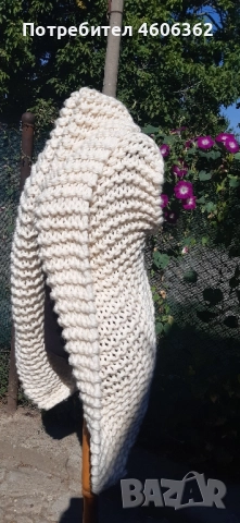 ръчно изплетен елек м размер, снимка 8 - Елеци - 51863919