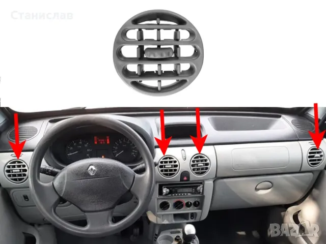 Преден въздуховод за Renault Kangoo 1