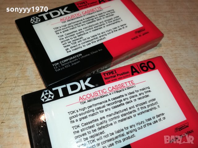 ПОРЪЧАНИ-TDK-made in japan-5 касети 0609211751, снимка 12 - Декове - 34043593