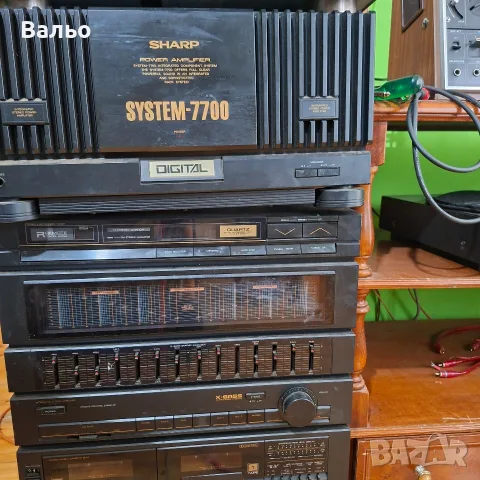 Sharp system 7700, снимка 2 - Ресийвъри, усилватели, смесителни пултове - 56475859