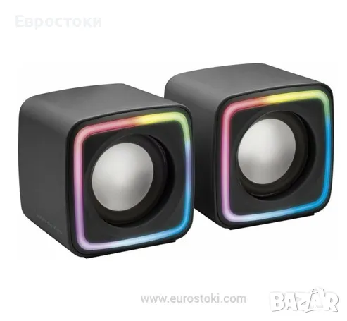 Тонколони за компютър Mars Gaming MSCUBE, компактни RGB 
