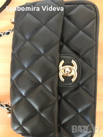 Черна дамска чанта, снимка 3 - Чанти - 38013188