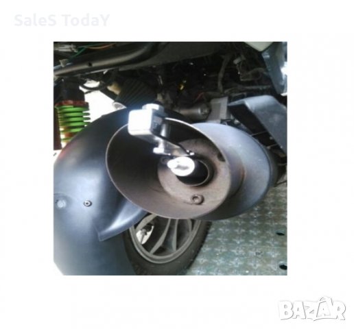 Свирка за ауспух S, турбо звук/ саунд, резонатор, Размер S 32-43mm, сив, снимка 4 - Аксесоари и консумативи - 32069894