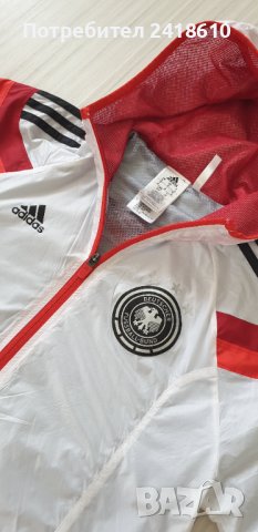 Adidas Deutschland /Germany Light Jacket Mens Size S ОРИГИНАЛ! Мъжко Яке ветровка !, снимка 11 - Спортни дрехи, екипи - 42178630
