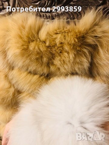 Елек естествена кожа лисица 70см*камел, снимка 8 - Елеци - 32013324
