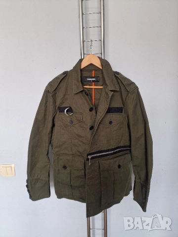 Страхотно мъжко спортно елегантно яке DSQUARED2 размер 50 / L, снимка 9 - Якета - 52752010