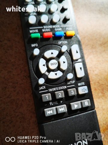 Denon RC-1168 Replacement Remote for NETWORK Receiver, дистанционно за ресийвър , снимка 3 - Ресийвъри, усилватели, смесителни пултове - 31277194