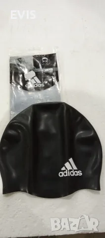Нова силиконова плувна шапка Adidas, снимка 2 - Шапки - 56267029