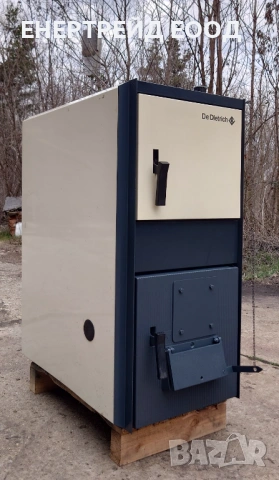 Чугунен котел на твърдо гориво Де Дитрих/De Dietrich 40 kW , снимка 6 - Отоплителни печки - 53974325